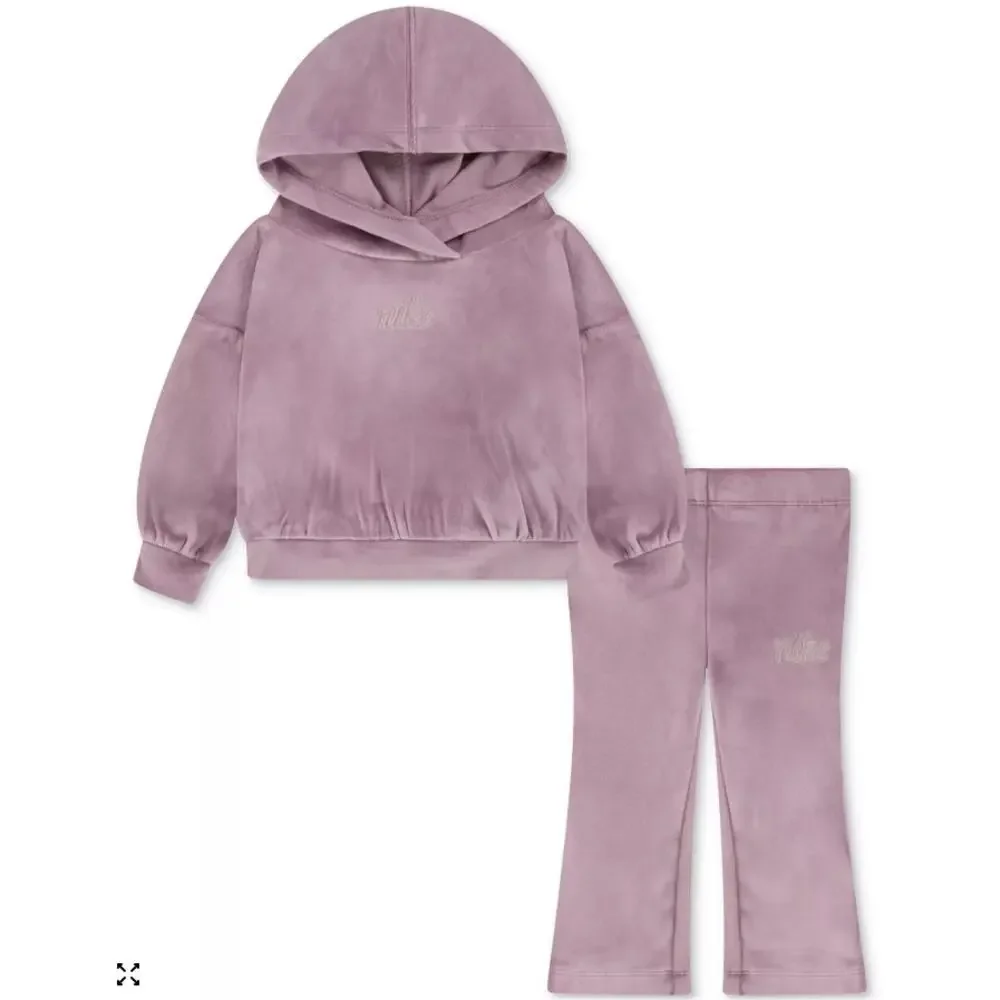 Nike Baby Cozy Pullover Hoodie & Pants, 2 Piece Set - Size 12 Months